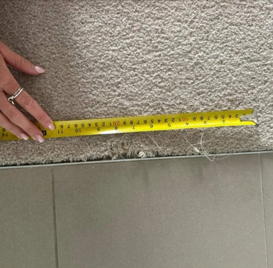 Before: Carpet Pull Repair